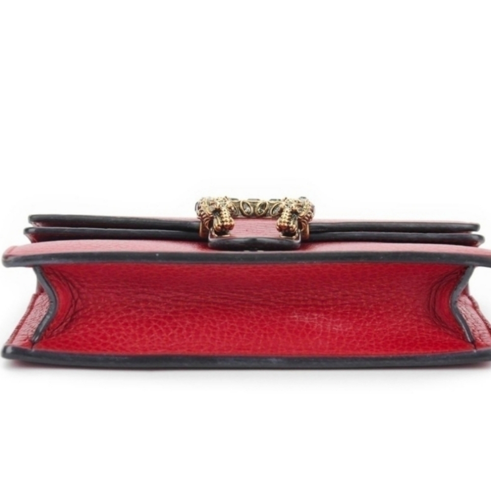 Authentic Gucci Dionysus Dark Red Super Mini Bag Shoulder - Picture 7 of 11